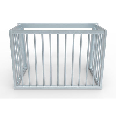 Klein anti-vandalisme stalen voetbaldoel - Alusport AS120 - 1.2 x 0.8 m