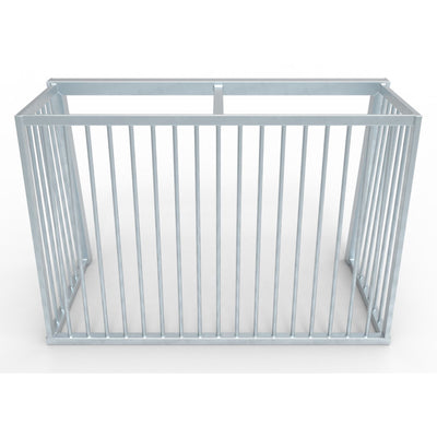 Middelgroot anti-vandalisme stalen voetbaldoel - Alusport AS180 - 1.8 x 1.2 m