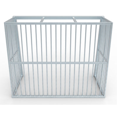 Middelgroot anti-vandalisme stalen voetbaldoel - Alusport AS220 - 2.2 x 1.75 m