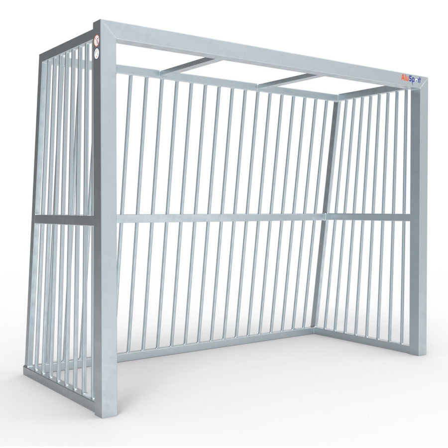 Middelgroot anti-vandalisme stalen voetbaldoel - Alusport AS220 - 2.2 x 1.75 m