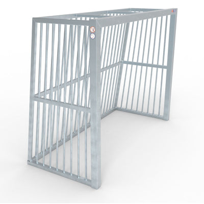 Middelgroot anti-vandalisme stalen voetbaldoel - Alusport AS220 - 2.2 x 1.75 m