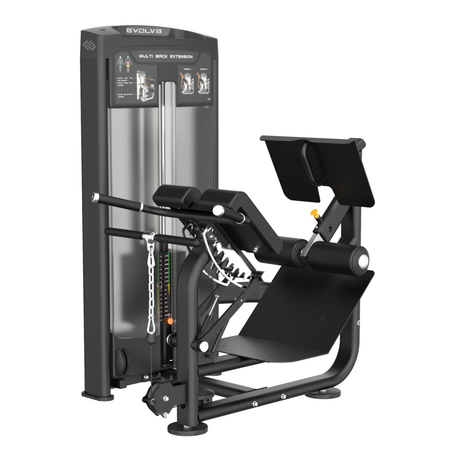 Back Extension Machine - Evolve Fitness Ultra Series SC-UL-400 Selectorized