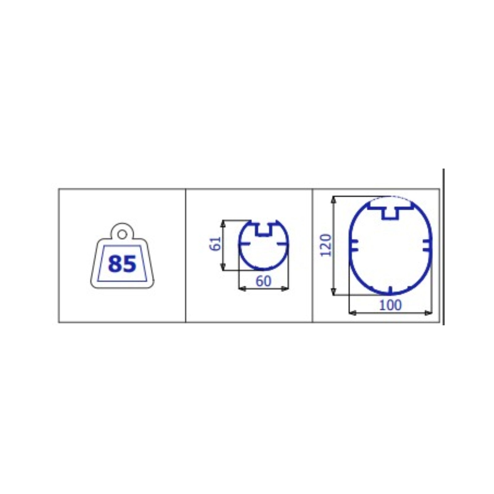 Professionele aluminium ballenvanger voor sportveld - Alusport BV001 - 15 x 4 m - incl. net en palen