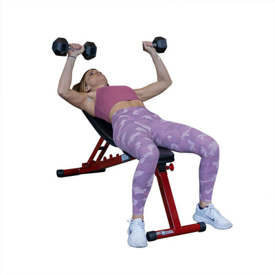 Best Fitness BFFID25 verstellbare Fitnessbank - Schräg / Flach / Negativ
