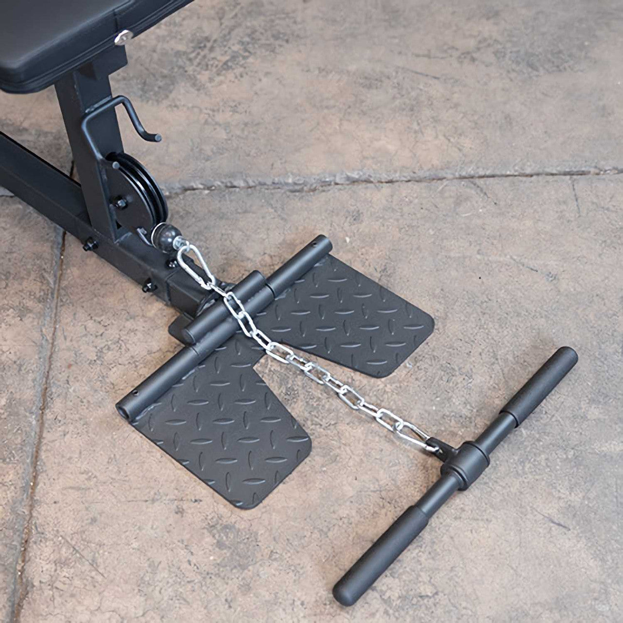 Lat Pulldown & Low Row Machine - Body-Solid GLM85B - plate loaded