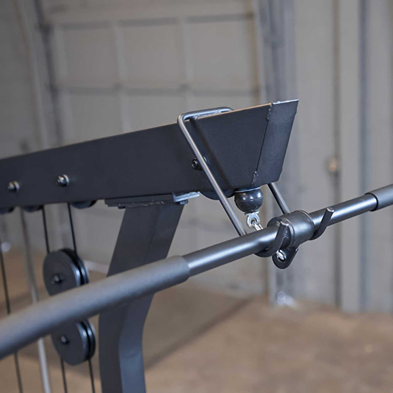 Lat Pulldown & Low Row Machine - Body-Solid GLM85B - plate loaded