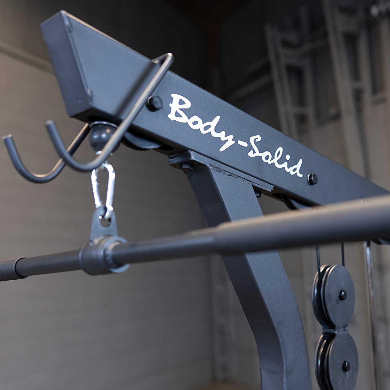 Lat Pulldown & Low Row Machine - Body-Solid GLM85B - plate loaded