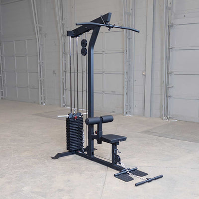 Lat Pulldown & Low Row Machine - Body-Solid GLM85B - plate loaded