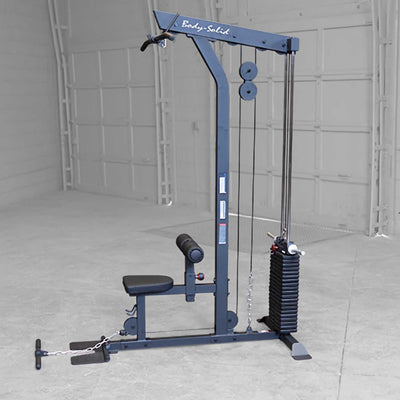 Lat Pulldown & Low Row Machine - Body-Solid GLM85B - plate loaded