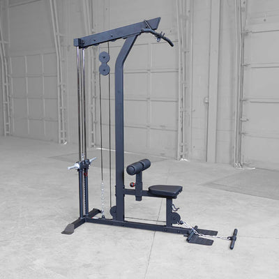 Lat Pulldown & Low Row Machine - Body-Solid GLM85B - plate loaded