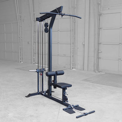 Lat Pulldown & Low Row Machine - Body-Solid GLM85B - plate loaded