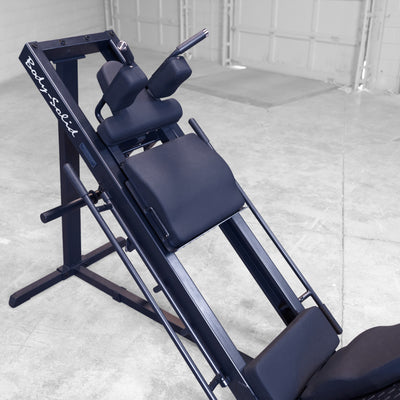 Leg Press / Hack Squat - Body-Solid GLPH1100-25SB Zwart - Plate Loaded - Met adapters voor 25 mm schijven