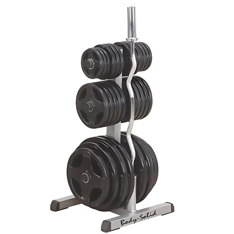 Body-Solid GOWT - Weight plate tree & barbell holder