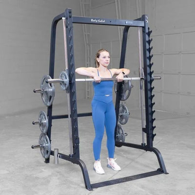 Smith Machine - Body-Solid GS348QB - Plate Loaded