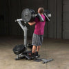 Squat & Calf Machine - Plate Loaded - Body-Solid GSCL360B zwart