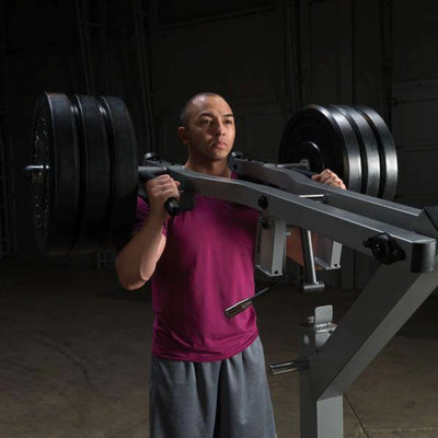 Squat & Calf Machine - Plate Loaded - Body-Solid GSCL360B zwart