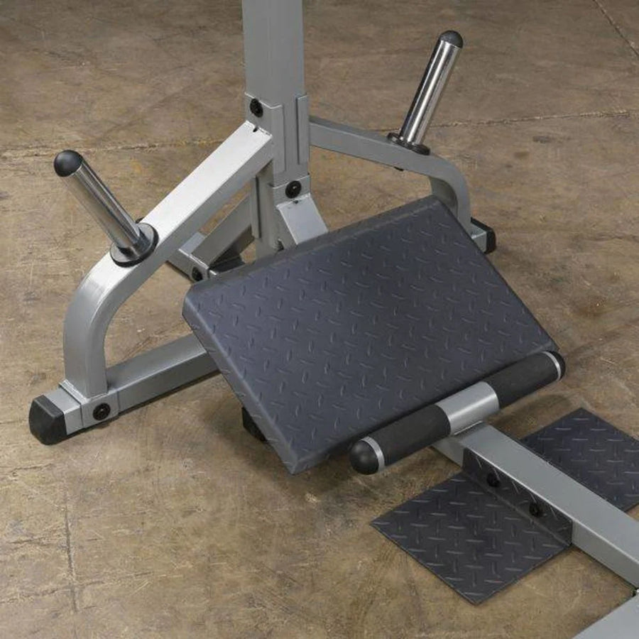 Squat & Calf Machine - Plate Loaded - Body-Solid GSCL360B zwart