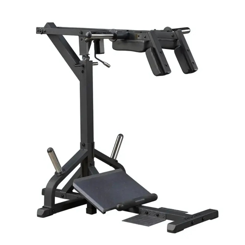 Squat & Calf Machine - Plate Loaded - Body-Solid GSCL360B zwart