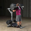 Squat & Calf Machine - Plate Loaded - Body-Solid GSCL360B zwart