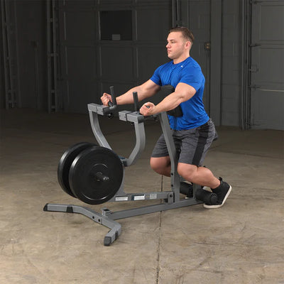 Seated Row Machine - Plate Loaded - Body-Solid GSRM40B zwart