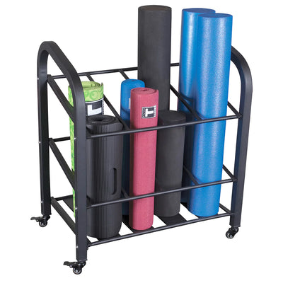 Roller and Yoga Mat Rack - Body-Solid GYR500