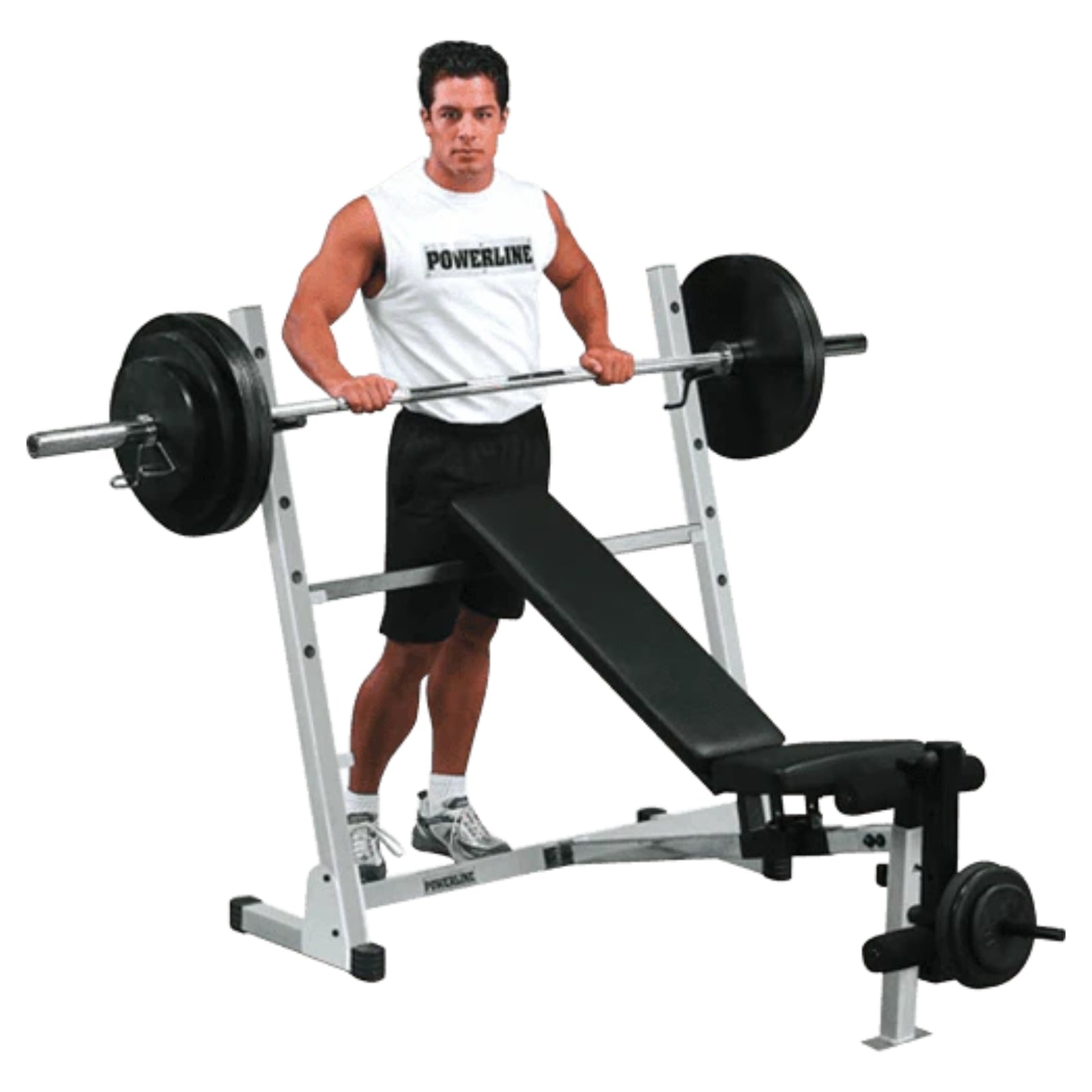 Olympic Bench Press met Leg Developer - Body-Solid Powerline POB44