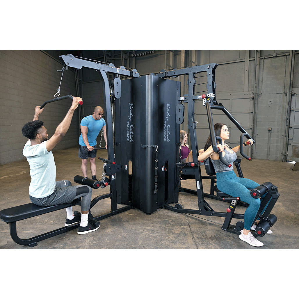 Body-Solid Pro Clubline S1000 - Four-Stack Multi-Gym - Steekgewichten - Gratis montage