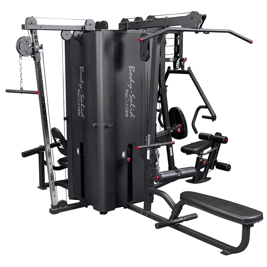 Body-Solid Pro Clubline S1000 - Four-Stack Multi-Gym - Steekgewichten - Gratis montage