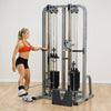 Body-Solid Pro Clubline SDC2000G Dual Cable Column - Steekgewichten