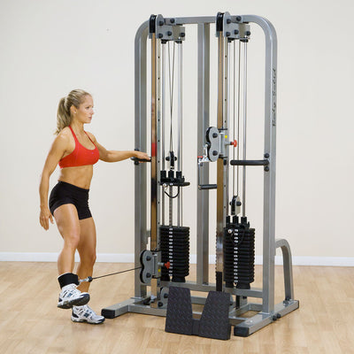 Body-Solid Pro Clubline SDC2000G Dual Cable Column - Steekgewichten