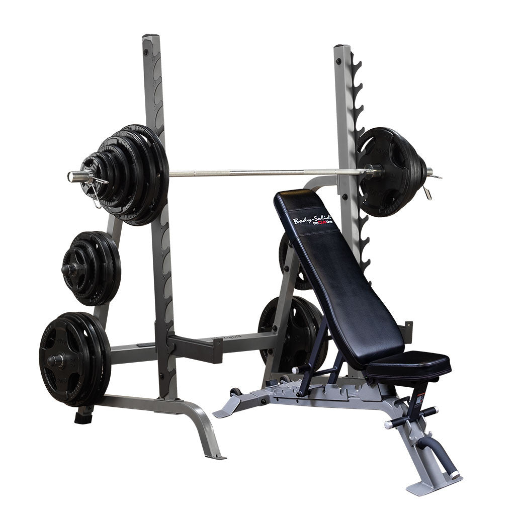 Body-Solid SDIB370 - Bench & Squat Rack Combo