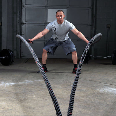 Body-Solid Tools BSTBR Battle Rope - 38 mm / 50 mm & 915 cm / 1524 cm