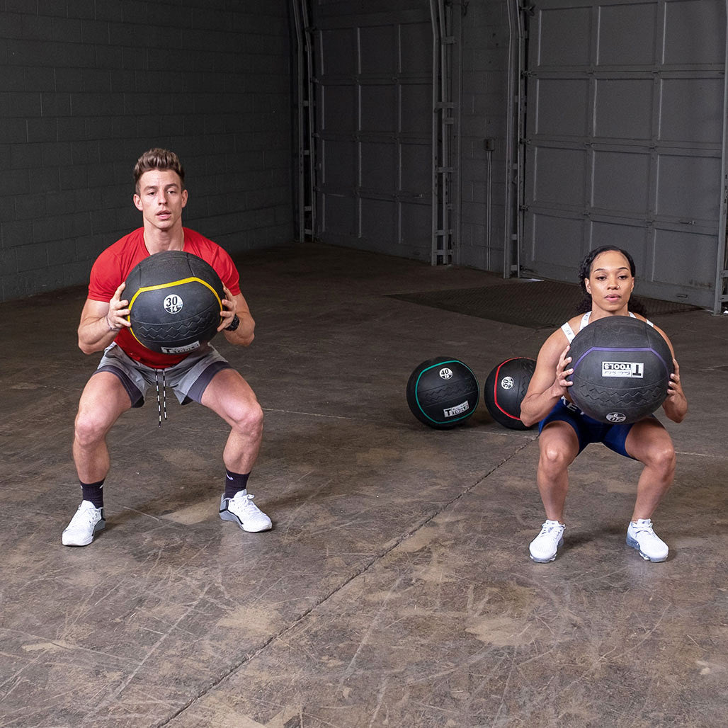 Body-Solid Tools BSTHRB Heavy Rubber Wall Balls - 9 KG t/m 32 KG