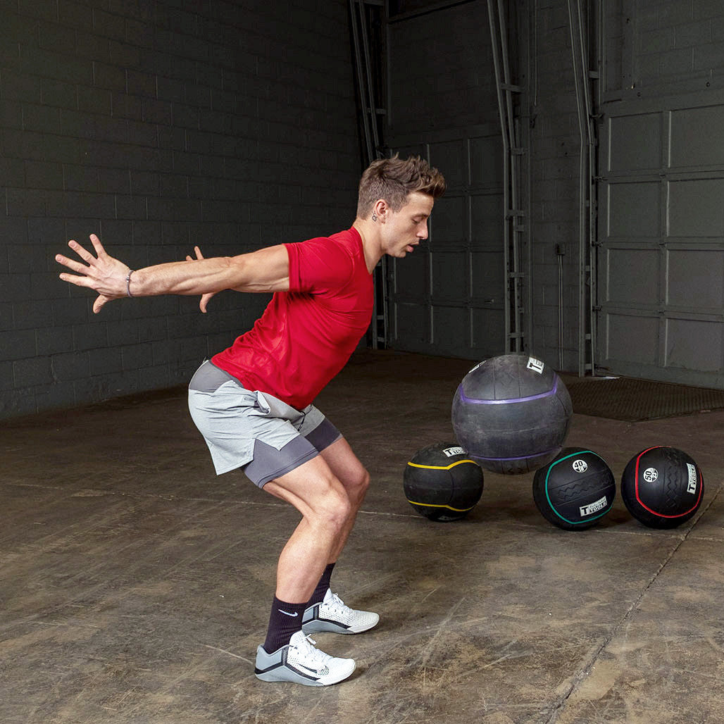 Body-Solid Tools BSTHRB Heavy Rubber Wall Balls - 9 KG t/m 32 KG