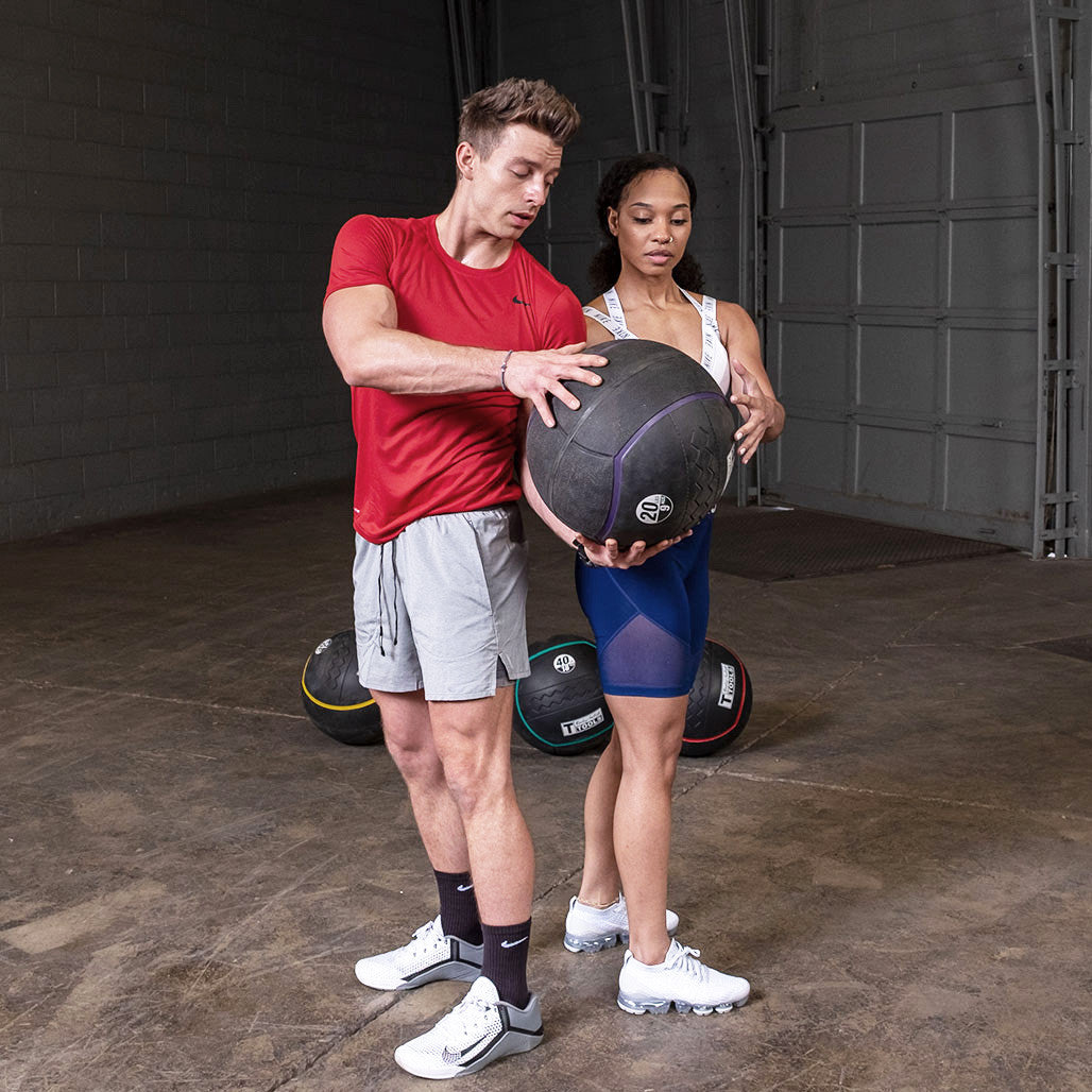 Body-Solid Tools BSTHRB Heavy Rubber Wall Balls - 9 KG t/m 32 KG