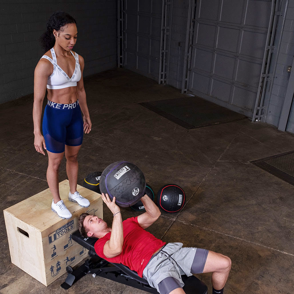 Body-Solid Tools BSTHRB Heavy Rubber Wall Balls - 9 KG t/m 32 KG