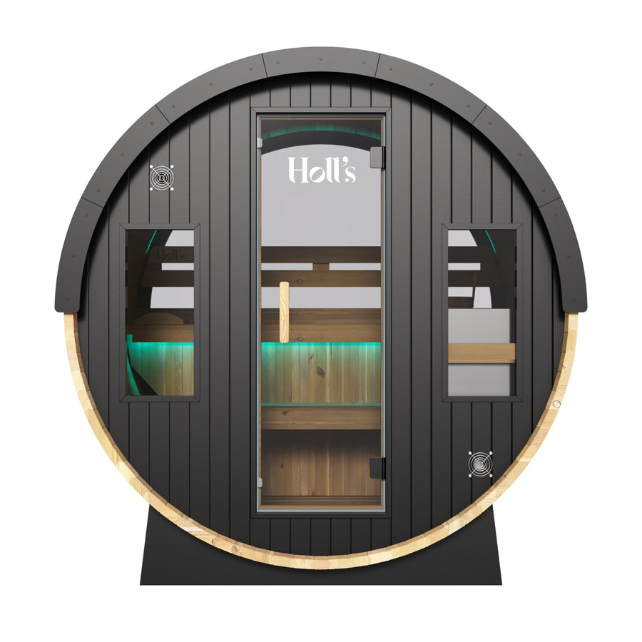 Buiten barrel sauna voor 5/6 personen - Holl's Orphee 180