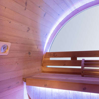 Buiten barrel sauna voor 5/6 personen - Holl's Orphee 180