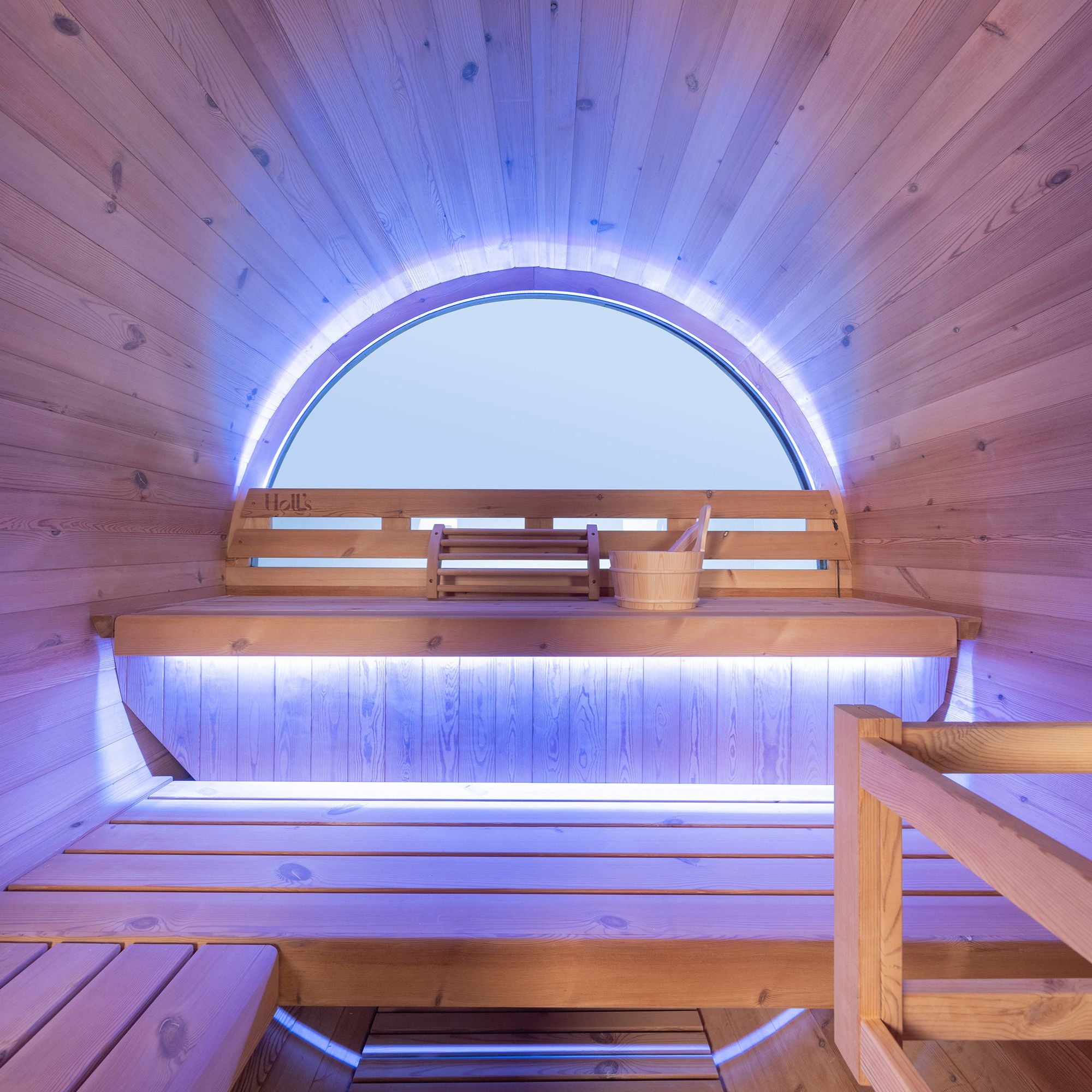 Buiten barrel sauna voor 5/6 personen - Holl's Orphee 240