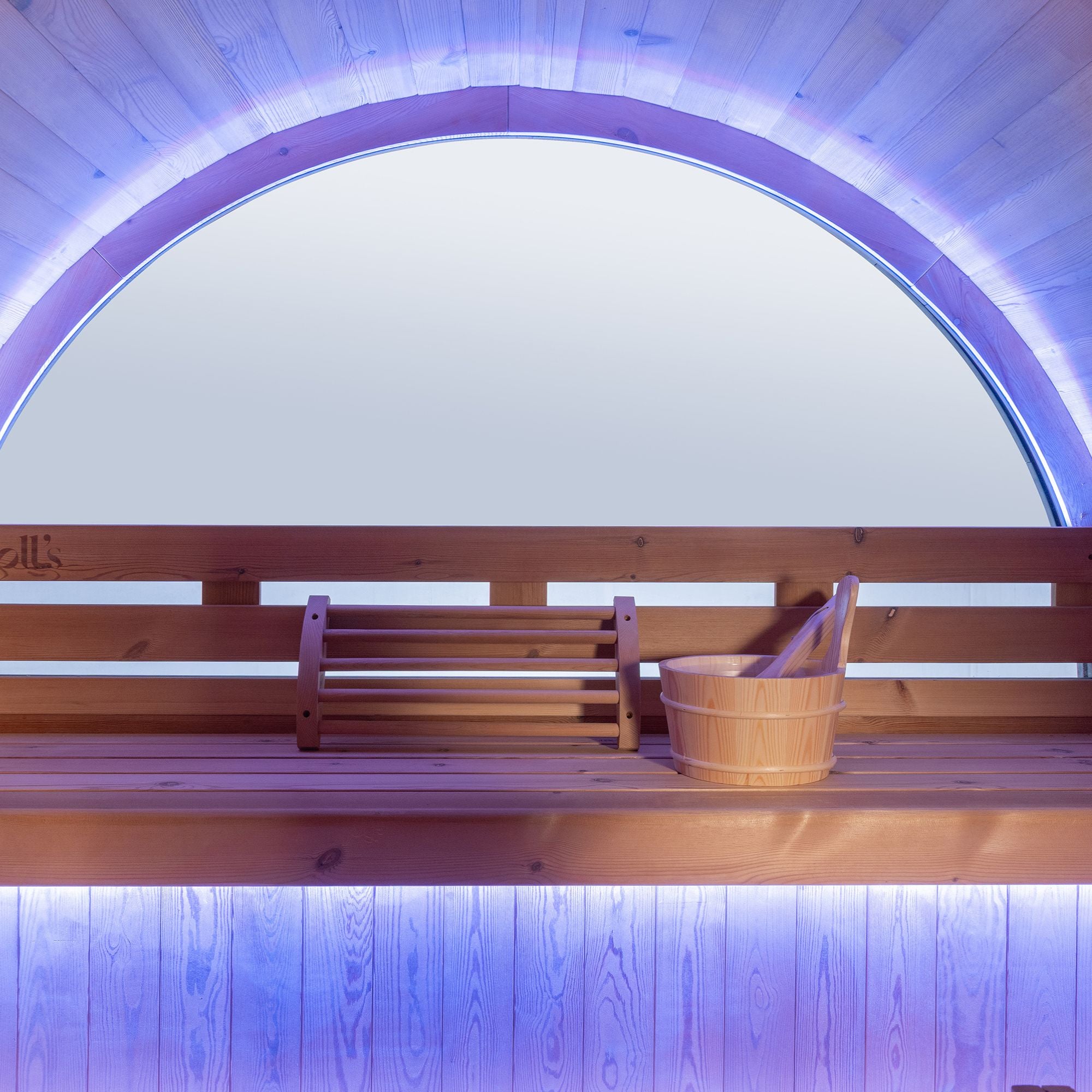 Buiten barrel sauna voor 5/6 personen - Holl's Orphee 240