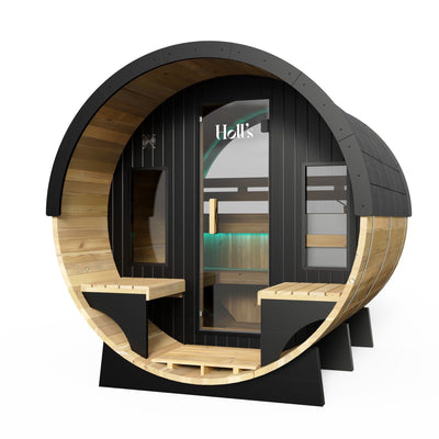 Buiten barrel sauna voor 5/6 personen - Holl's Orphee 240