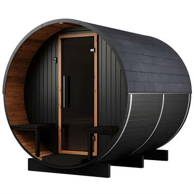 Buitensauna voor 6 personen - Holl's Onyxia Barrel