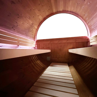 Buitensauna voor 6 personen - Holl's Onyxia Barrel