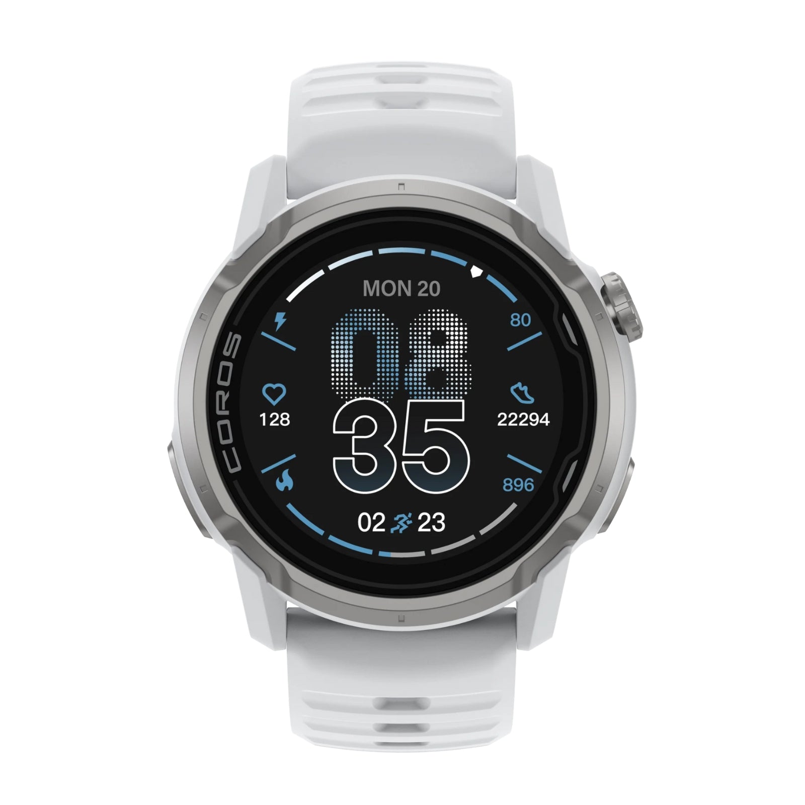 Coros Apex 4 46mm wit - GPS sport & adventure watch / multisporthorloge