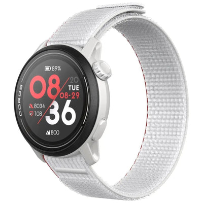 Coros PACE 3 Nylon Chalk (wit) - GPS Sport & Adventure Watch / Multisporthorloge
