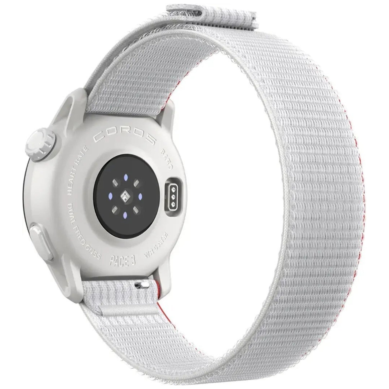 Coros PACE 3 Nylon Chalk (wit) - GPS Sport & Adventure Watch / Multisporthorloge