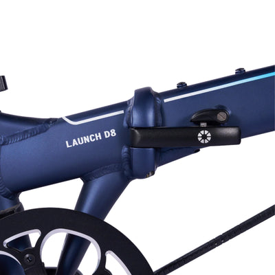Vouwfiets - Dahon Launch D8 20" - Navy / blauw  - 8-speed derailleur - schijfremmen