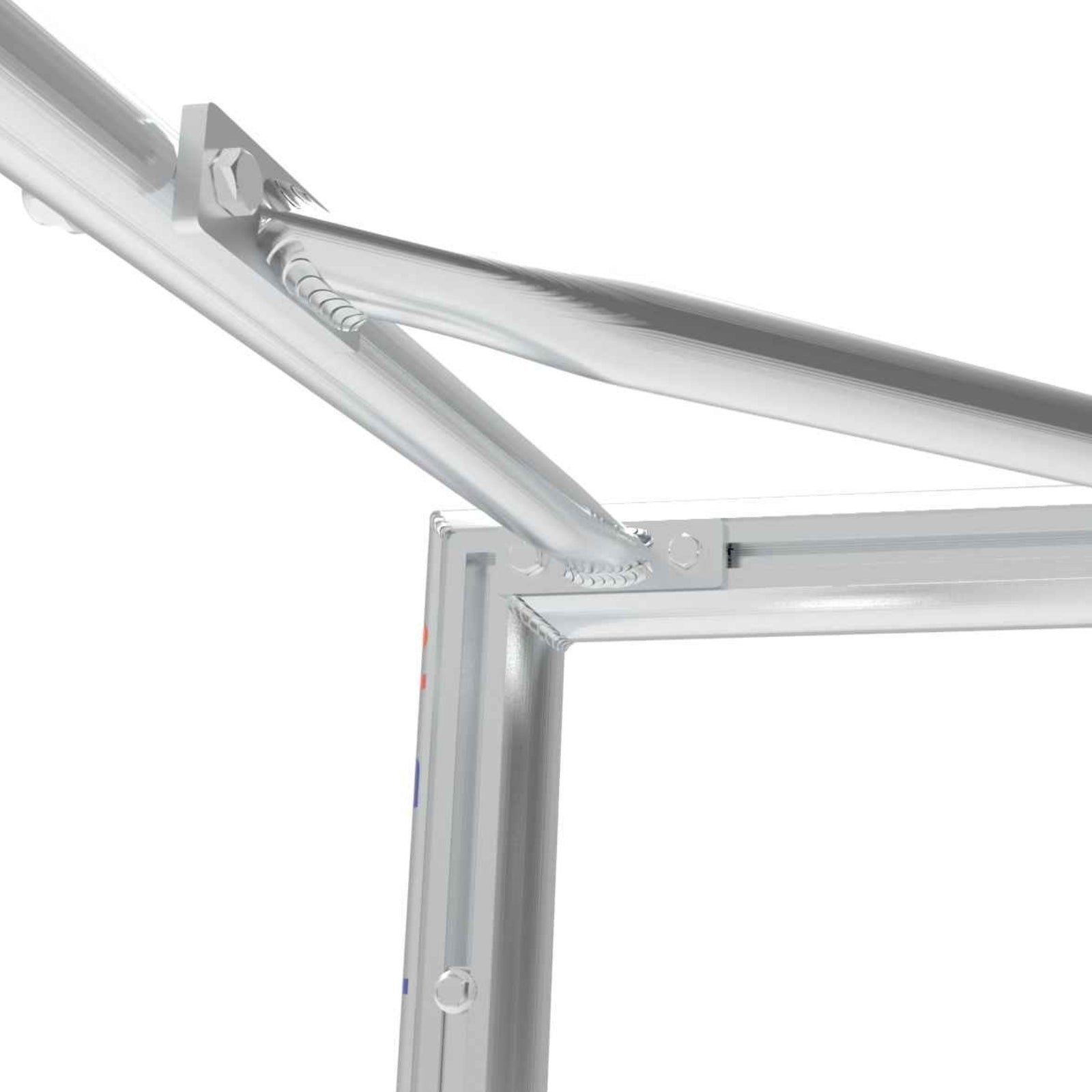 Demontabel aluminium voetbaldoel - Alusport TR2062D - 2 x 1,2 m