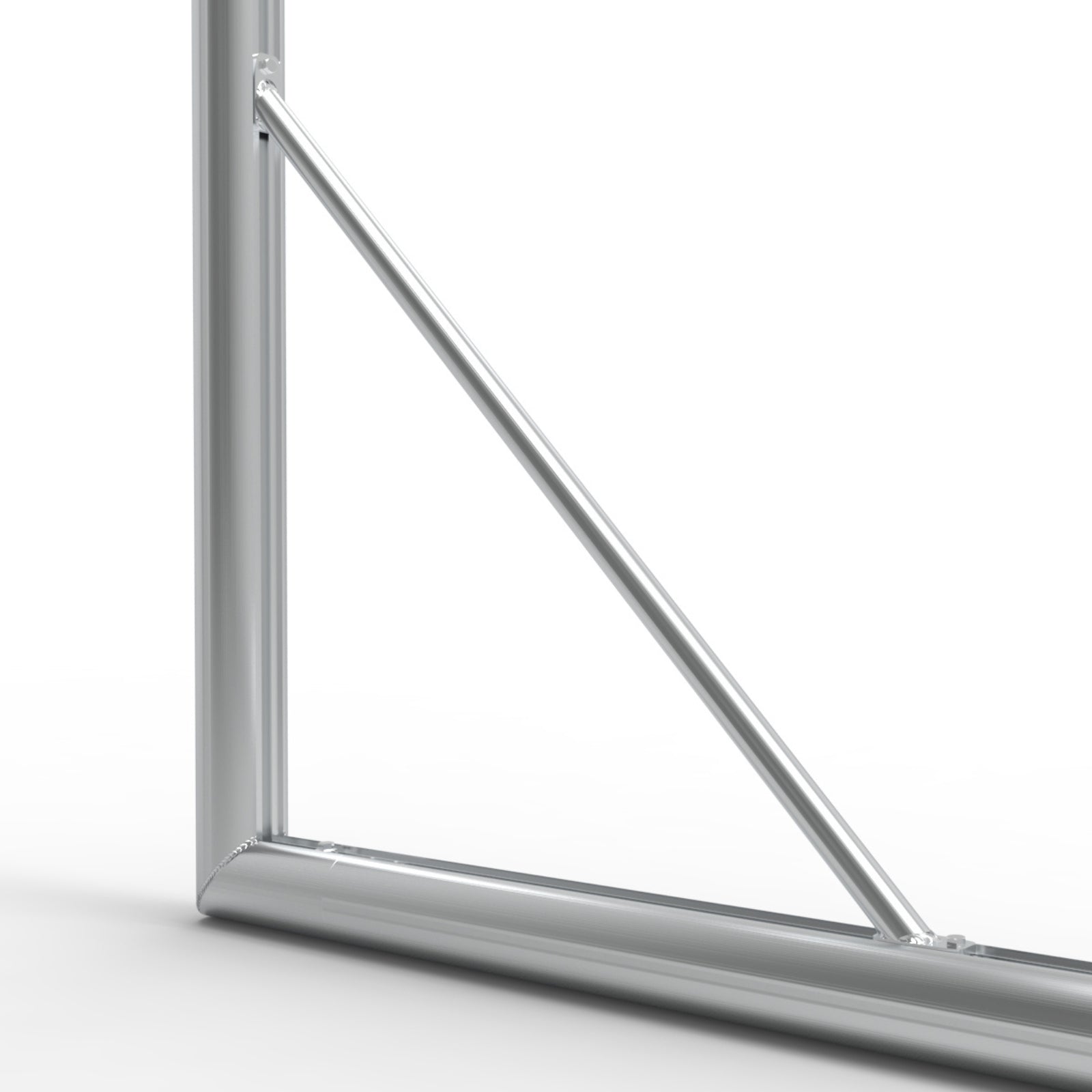 Demontabel professioneel aluminium senior voetbaldoel - Alusport TPW580 - 500 x 200 x 170 cm - incl. net