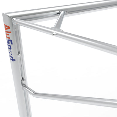 Demontabel professioneel aluminium senior voetbaldoel - Alusport TPW580 - 500 x 200 x 170 cm - incl. net